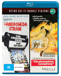 Retro Scifi Double Feature Vol 5: Andromeda Strain, The + Groundstar Conspiracy (Blu-Ray) (1971, 1972)