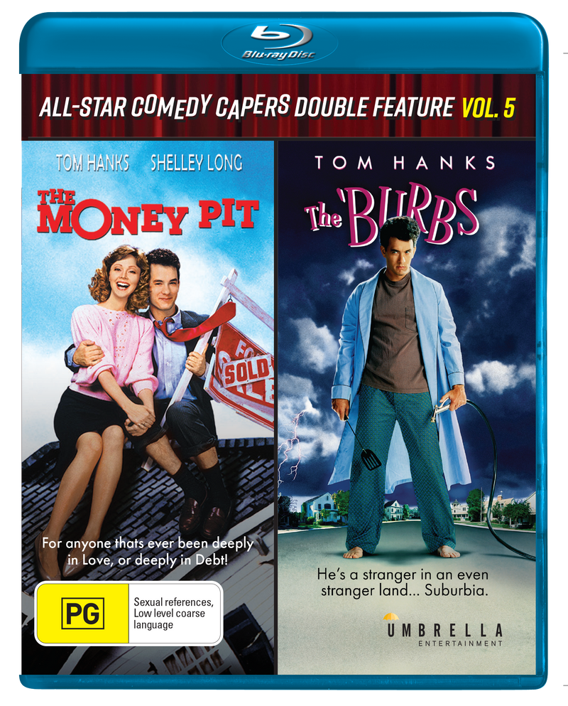 All-Star Comedy Capers Double Feature Vol 5: The Money Pit + The 'Burbs (Blu-ray) (1986, 1989)