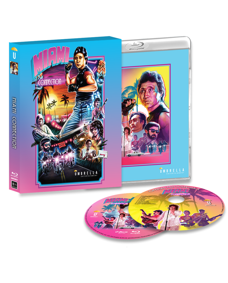 Miami Connection - Collector's Edition (CD Soundtrack + A3 Poster + T-shirt) (1987) (Blu-Ray)