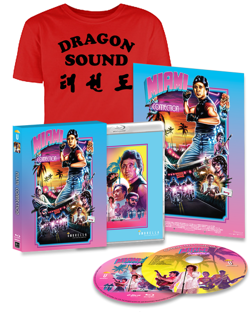 Miami Connection - Collector's Edition (CD Soundtrack + A3 Poster + T-shirt) (1987) (Blu-Ray)