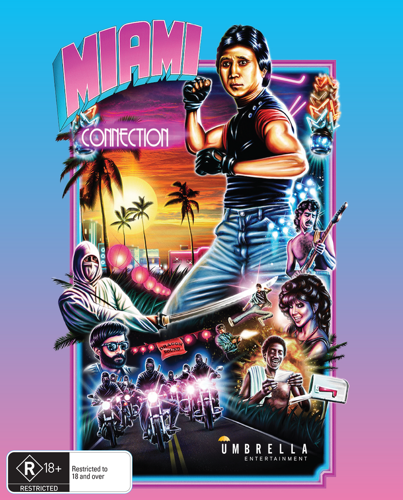 Miami Connection - Collector's Edition (CD Soundtrack + A3 Poster + T-shirt) (1987) (Blu-Ray)