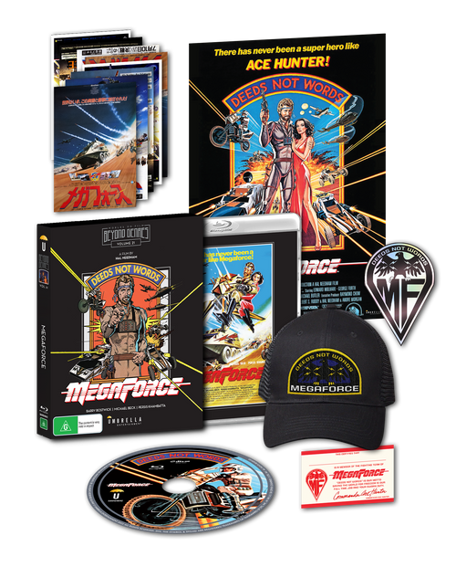Megaforce Collector's Edition (Beyond Genres #21) (Hat + A3 Reversible Poster + 8x Poster Postcards + Holographic Sticker + Membership Card) (1982)