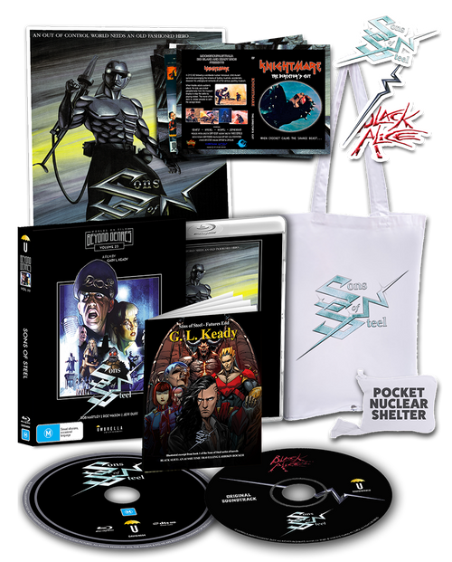 Sons Of Steel (Beyond Genres #23) (+Tote bag +CD Soundtrack +Prequel Booklet +A3 Poster + Postcards +Stickers) (1988)