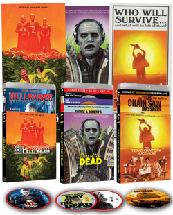G'Day Of The Dead Big Bundle (3 Custom Daybills, 3 Custom O-Rings, 3 Classic Horror Movies)