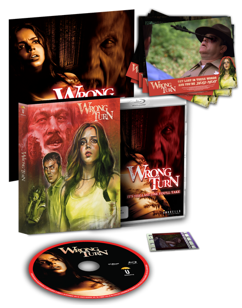 Wrong Turn Collector's Edition (Blu-Ray +35mm Film +O-Ring +Poster +Lobby Cards) (2003)
