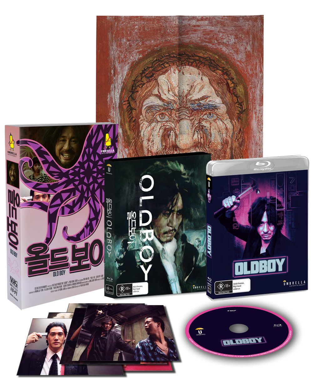 Oldboy Collector's Edition (Blu-Ray +VHS +Poster +Lobby Cards) (2003)