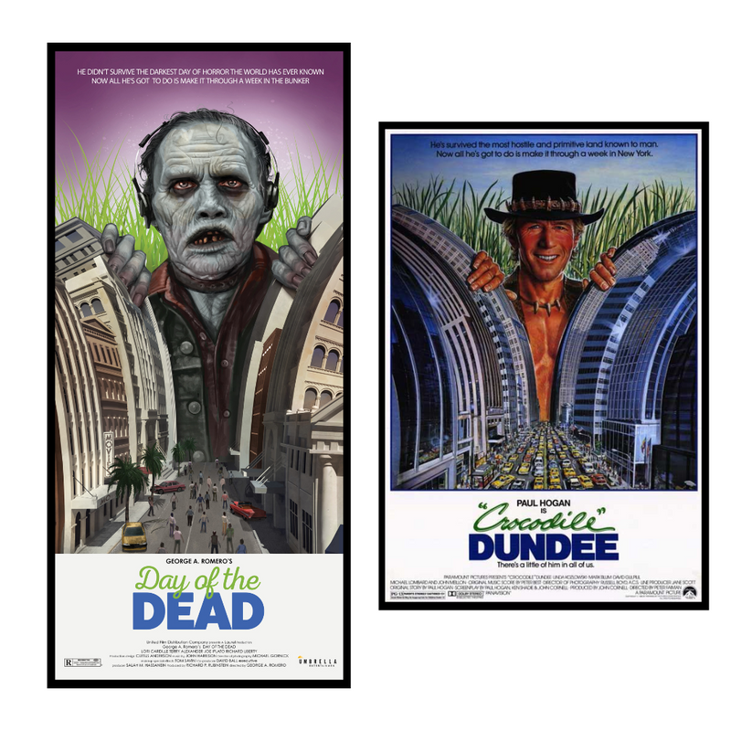 G'Day Of The Dead Big Bundle (3 Custom Daybills, 3 Custom O-Rings, 3 Classic Horror Movies)