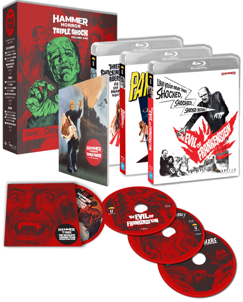 Hammer Horror Vol. 1: The Evil Of Frankenstein + Paranoiac! + Nightmare (1963 + 1964)