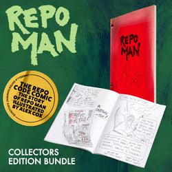 Repo Man (1984) - MOVIE Collector's Edition (Blu-Ray +Slipcase +Stubby holder +Comic +Keychain +Lobby Cards +Poster)