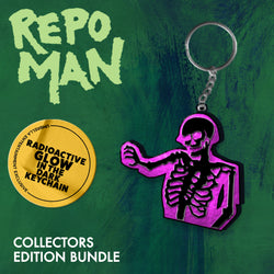 Repo Man (1984) - MOVIE Collector's Edition (Blu-Ray +Slipcase +Stubby holder +Comic +Keychain +Lobby Cards +Poster)