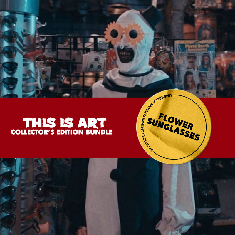 THIS IS ART Collector's Edition (All Hallow's Eve, Terrifier, Terrifier 2 +Toy +VHS +Book +Artcards +Stickers +Poster +Sunglasses) (2022)