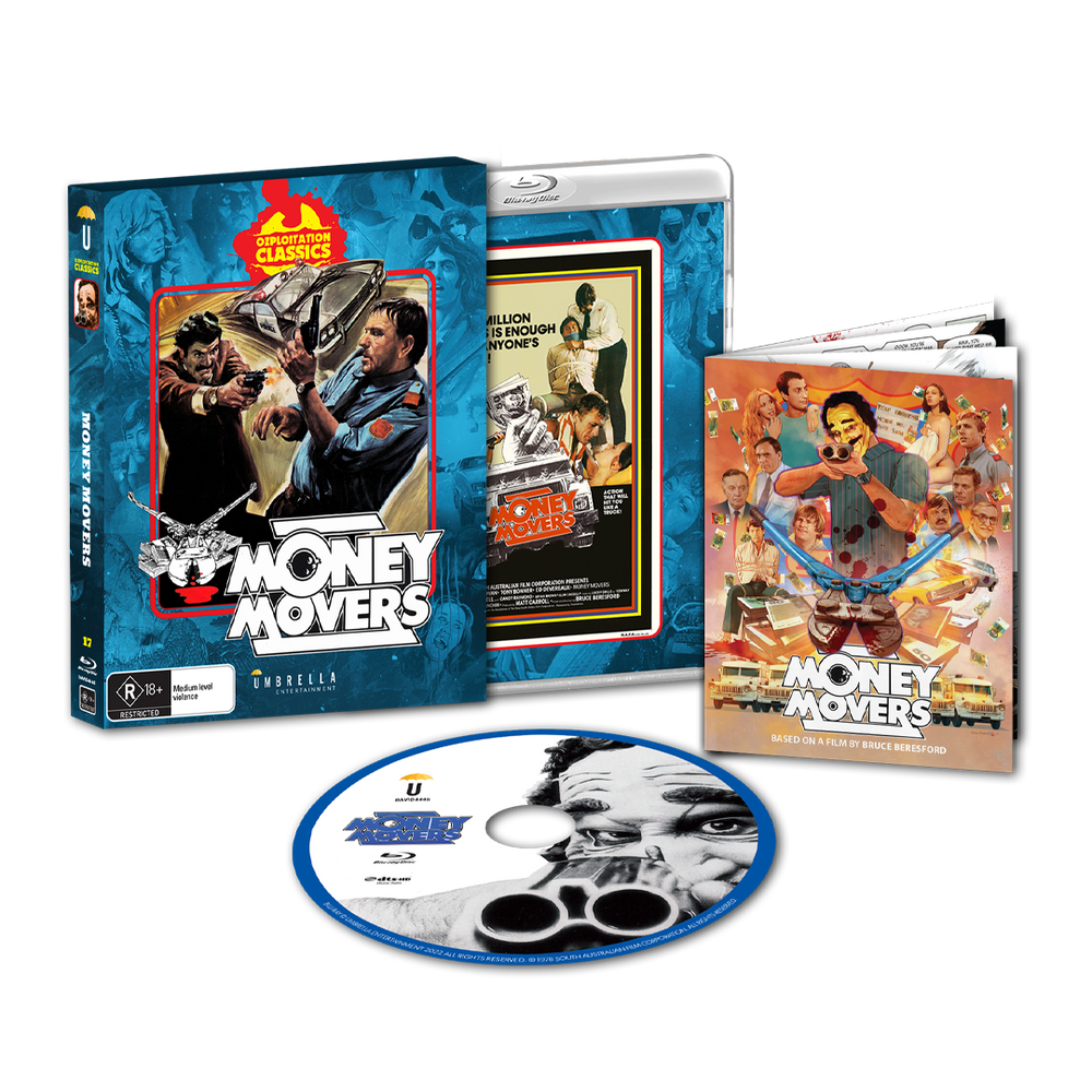 Money Movers (Ozploitation Classics #17) (Blu-Ray + Comic) (1978)
