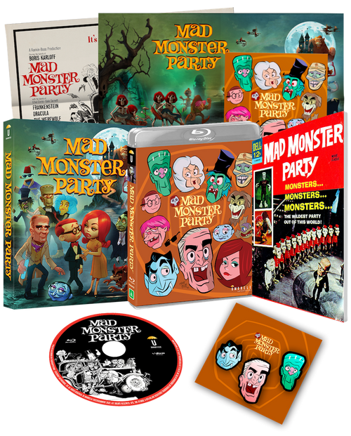 Mad Monster Party? Collector's Edition (Blu-Ray +Pins +Comic +Stickers +Poster) (1967)