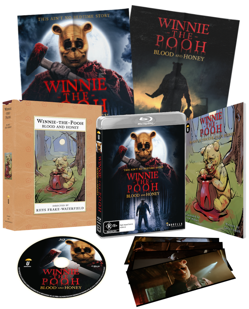 Winnie The Pooh: Blood And Honey Collector's Edition (Blu-Ray +Book +Artcards +Slipcase +Poster) (2023)