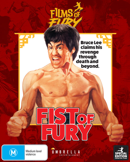 Fist Of Fury (1972) (Films Of Fury #2) Blu-Ray & Collector's Postcard