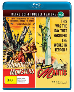 The Monolith Monsters (1957) & The Deadly Mantis (1957) (Retro/Sci-Fi Double Feature #2) Blu-Ray