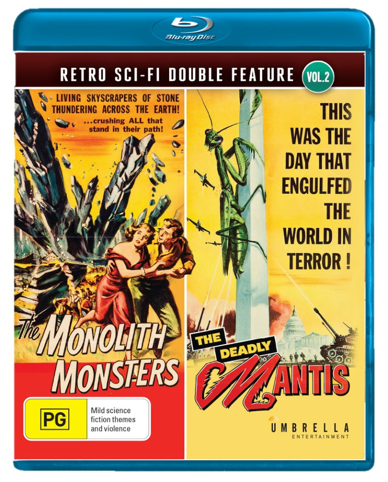 The Monolith Monsters (1957) & The Deadly Mantis (1957) (Retro/Sci-Fi Double Feature
