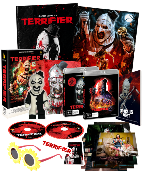 THIS IS ART Collector's Edition (All Hallow's Eve, Terrifier, Terrifier 2 +Toy +VHS +Book +Artcards +Stickers +Poster +Sunglasses) (2022)
